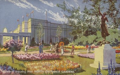 Teollisuuspalatsi, British Empire -näyttely, Wembley, 1924 tekijältä Ernest Coffin